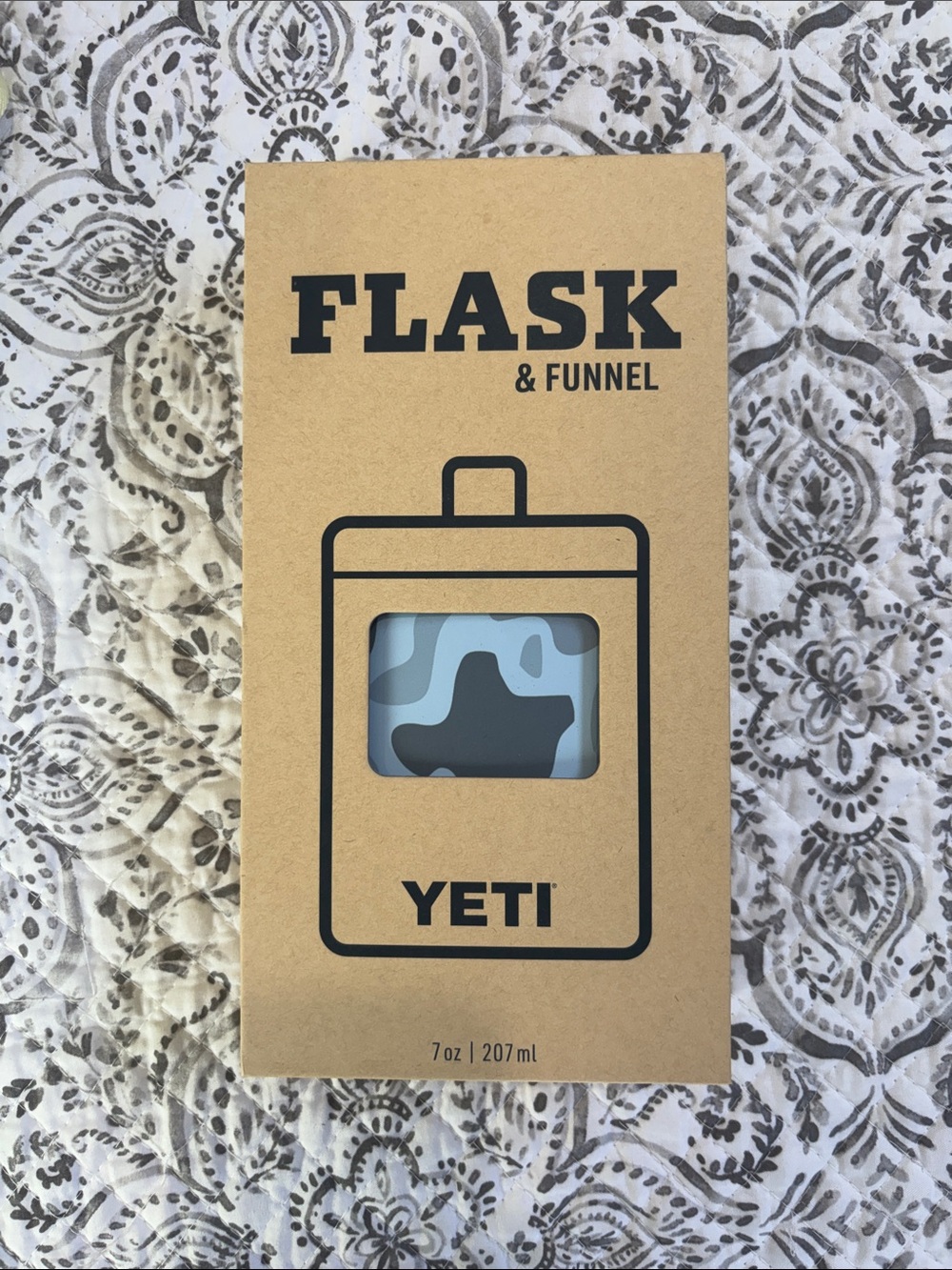 YETI FLASK DISCONTINUED BLUE CAMO